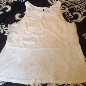 AEO off white layered tank!