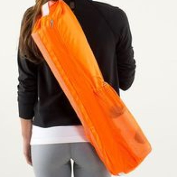 LULULEMON Namaste Yoga Tote*MESH Neon Orange