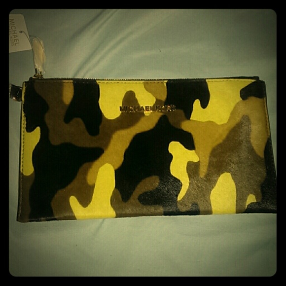 Michael Kors Camo Clutch