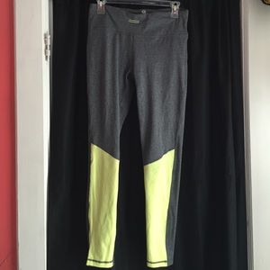 Gray and neon yoga pants ⛔️RESERVED⛔️
