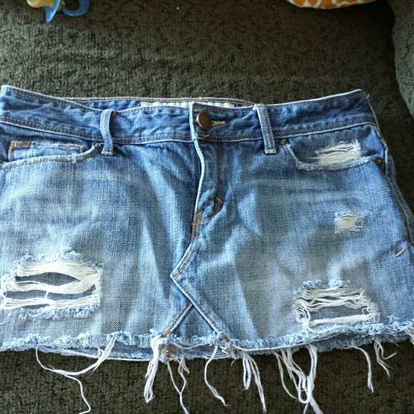 Abercrombie & Finch jean mini skirt