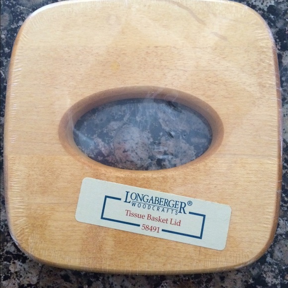 Longaberger Tissue Woodcrafts Lid