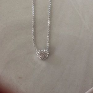 Swarovski crystal heart necklace