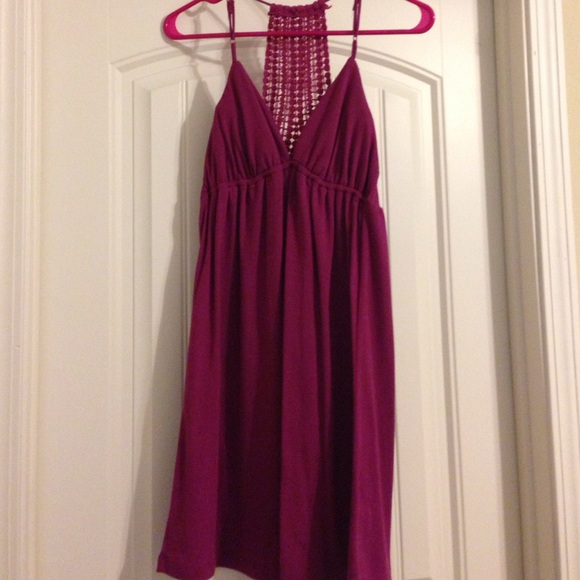 Purple sundress
