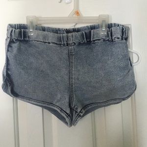 Denim shorts