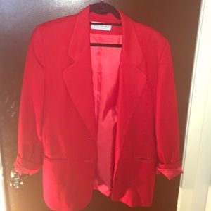 Norton Mcnaughton Red Blazer