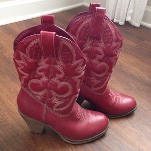 Red Mia Larue Cowboy Boots