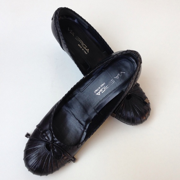 Via Spiga black heels