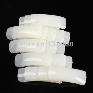 500pcs Nude White False Nail