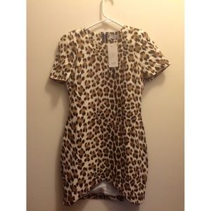 Tobi leopard print dress