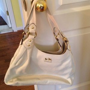 White handbag