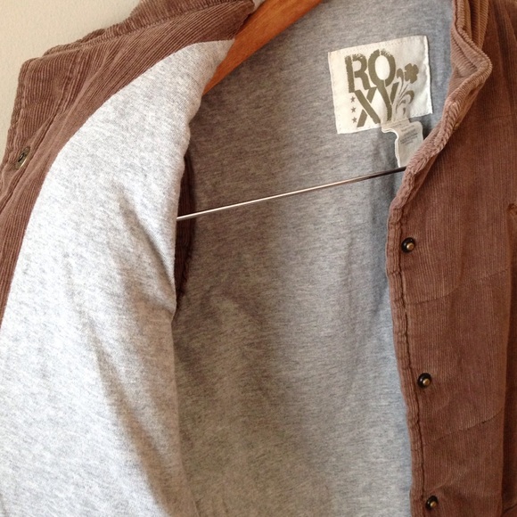 Brown corduroy snap up vest - Picture 3 of 4