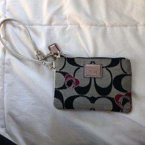 coach, poppy collection, wristlet