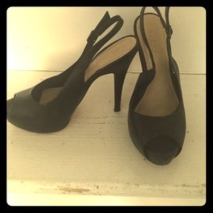 Aldo platform peep toe