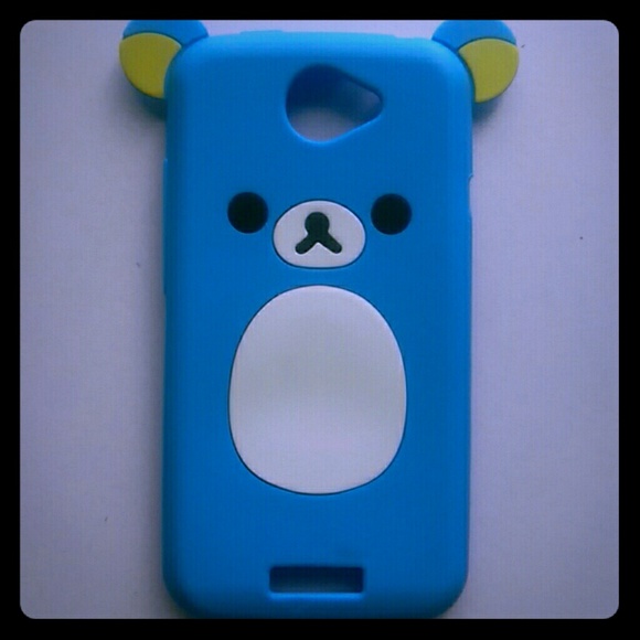 Blue Rilakkuma phone case for HTC One S