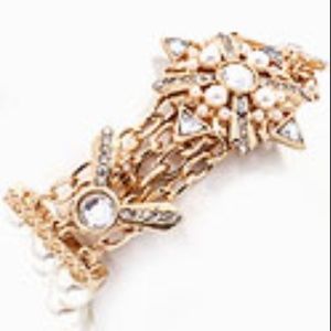 Crystal Gold Bracelet