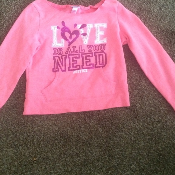 justice sweat top