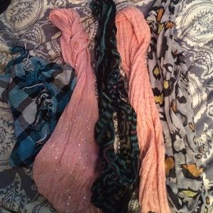 Gently used scarves