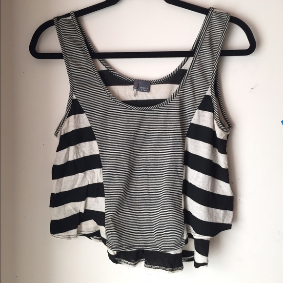 Stripped Cropped Top - Picture 1 of 2