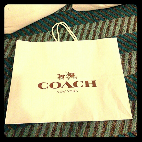 Coach shopping bag