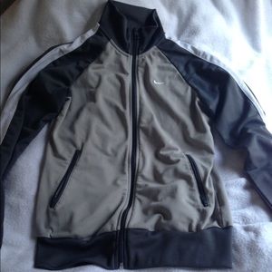 Nike athletic zip up sweatshirt.