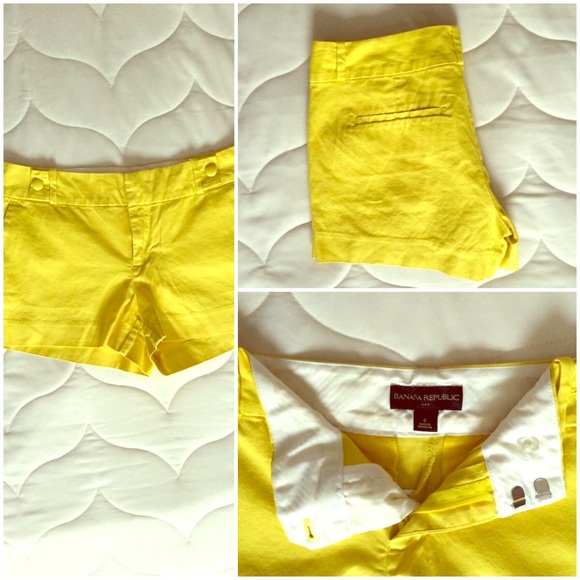 Banana republic yellow Shorts