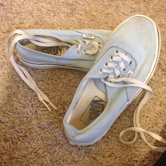 Light blue vans