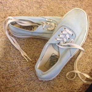 Light blue vans