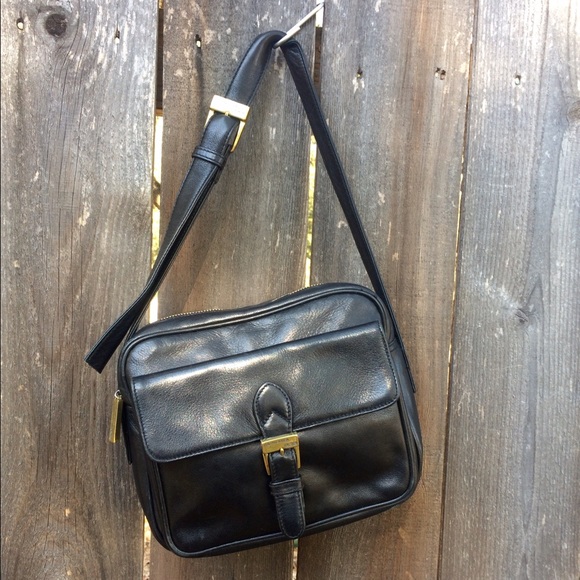 RALPH LAUREN BLACK LABEL Leather Purse Cross Body