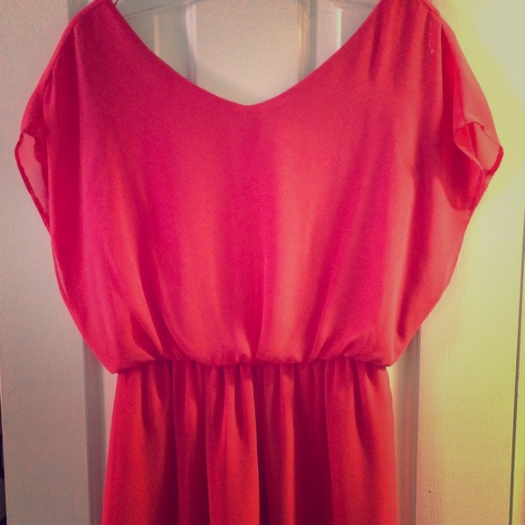Lush Dark Pink Cocktail Dress