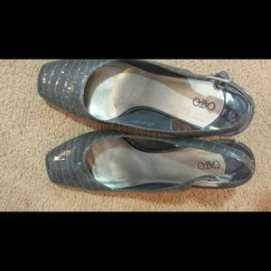 Cato Women's Grey Slingback Shoes