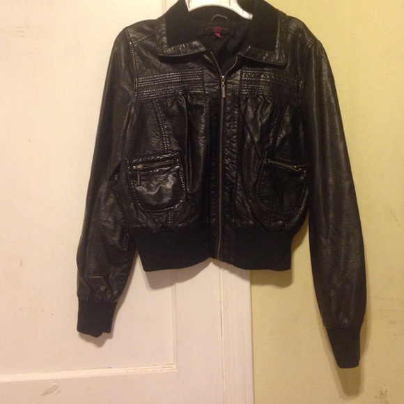 Black pleather jacket