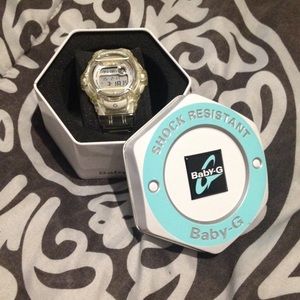 See through Baby-G shock watch.