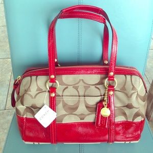 Coach signature stripe pattern