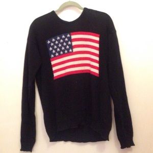 American Flag Sweater