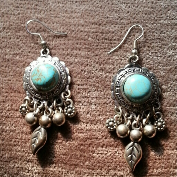Turquoise Silver earrings