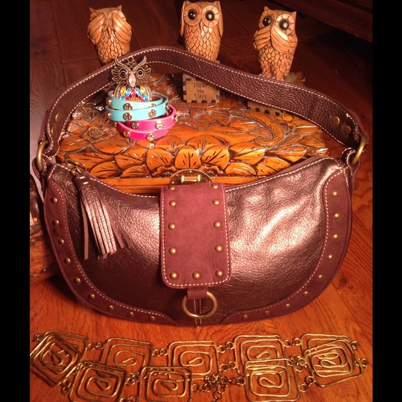❤️The Sak Pink Label Purse Brown Leather❤️