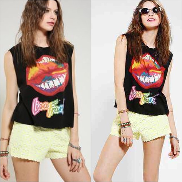 Lisa frank muscle tee