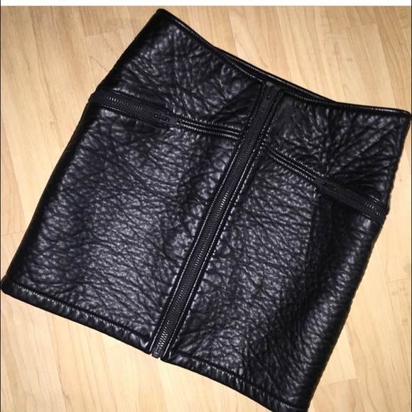 H&M pleather skirt .