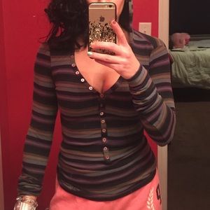 Long sleeve hooded top