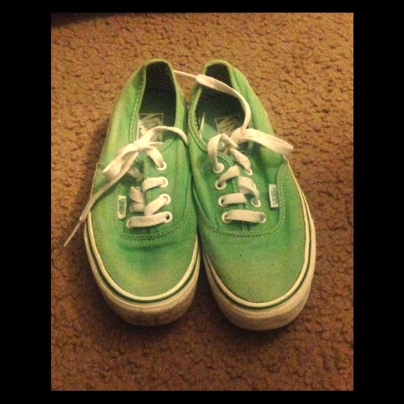 Mint greenish vans😆