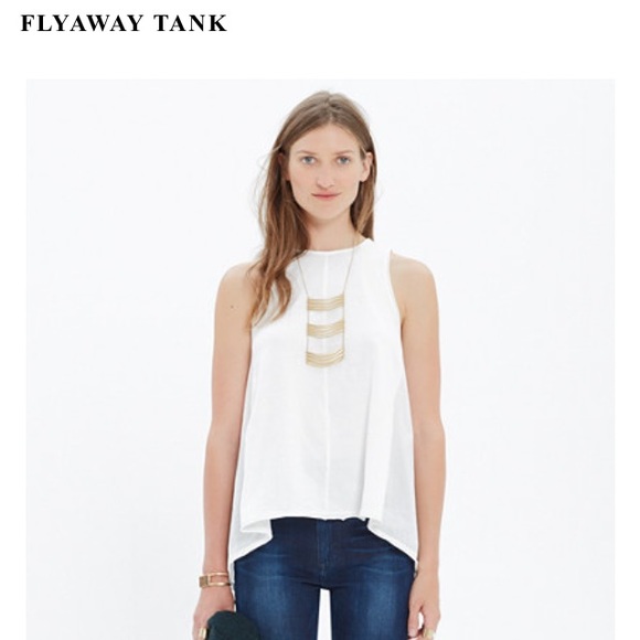 NWT black Madewell flyaway tank