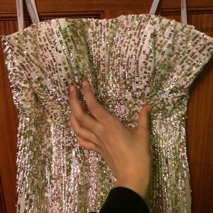 Prom high low dress! Sherri Hill! From peaches!