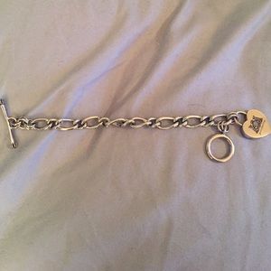 Silver juicy couture bracelet