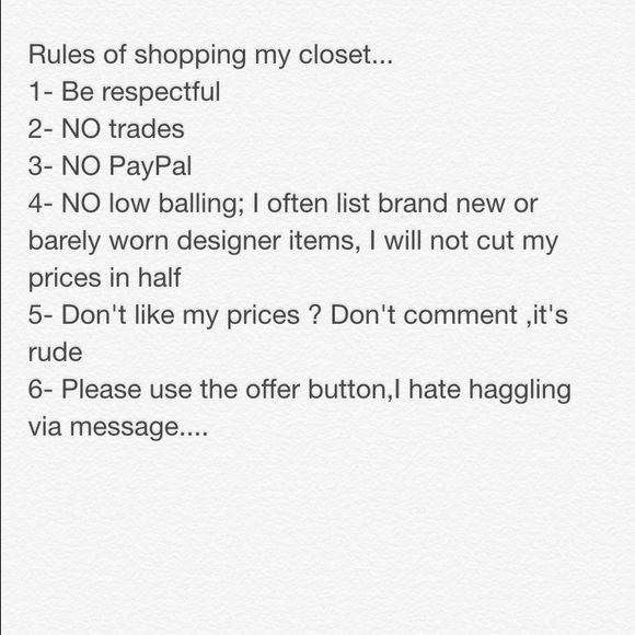 For a pleasant shopping experience ..