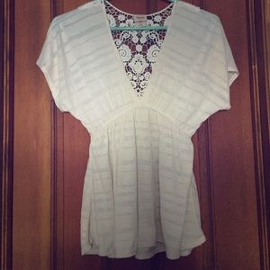 Cream colored shirt