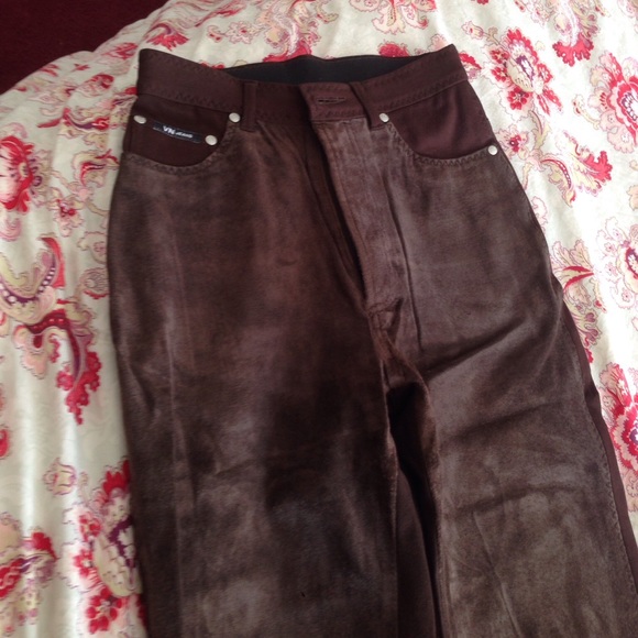 votre nom suede pants