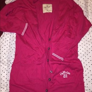 Pink Hollister Cardigan