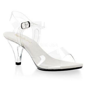 👠👠NWT Pleaser Fabulicious 3 inch CLEar heels