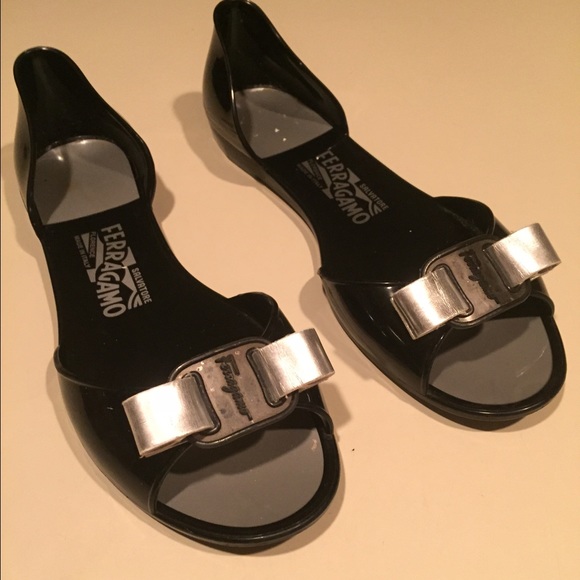 salvatore ferragamo rubber shoes
